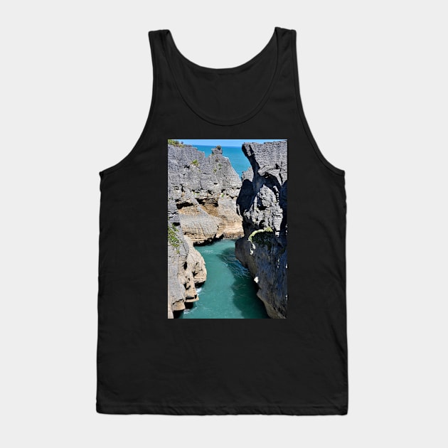 Nouvelle Zélande - Punakaiki, Les Pancakes Tank Top by franck380